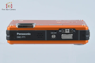 【中古】Panasonic パナソニック LUMIX DMC-FT1 サンライズオレンジ コンパクトデジタルカメラ 元箱付き