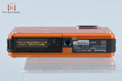 【中古】Panasonic パナソニック LUMIX DMC-FT1 サンライズオレンジ コンパクトデジタルカメラ 元箱付き