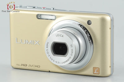 [Used] Panasonic LUMIX DMC-FX77 Leopard Gold Compact Digital Camera
