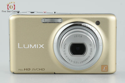 [Used] Panasonic LUMIX DMC-FX77 Leopard Gold Compact Digital Camera