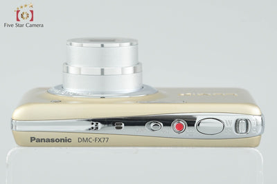 [Used] Panasonic LUMIX DMC-FX77 Leopard Gold Compact Digital Camera