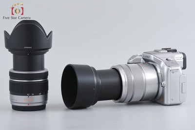 Used: Panasonic LUMIX DMC-G5W Silver Double Zoom Lens Kit, Low Shutter Count, With Original Box