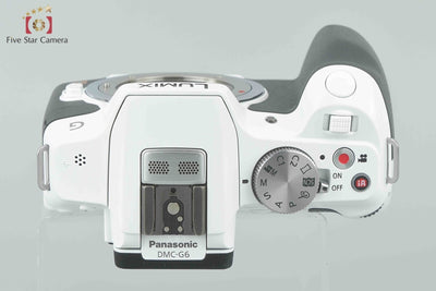 Used] Panasonic LUMIX DMC-G6 White Mirrorless Camera