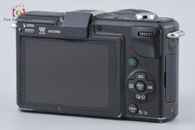 [Used] Panasonic LUMIX DMC-GF2 Black + LUMIX G VARIO 14-42mm f/3.5-5.6 ASPH. MEGA O.I.S. H-FS014042