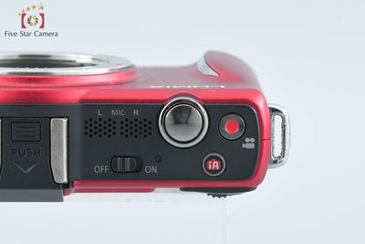 【Used】Panasonic LUMIX DMC-GF2 Red Mirrorless Interchangeable Lens Camera, Low Shutter Count