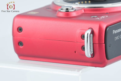 【Used】Panasonic LUMIX DMC-GF2 Red Mirrorless Interchangeable Lens Camera, Low Shutter Count