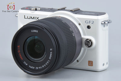 [Used] Panasonic LUMIX DMC-GF2 White + LUMIX G VARIO 14-42mm f/3.5-5.6 ASPH. MEGA O.I.S. H-FS014042