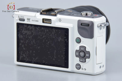 [Used] Panasonic LUMIX DMC-GF2 White + LUMIX G VARIO 14-42mm f/3.5-5.6 ASPH. MEGA O.I.S. H-FS014042