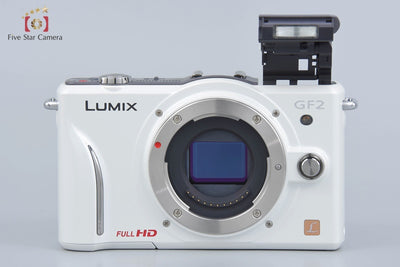 [Used] Panasonic LUMIX DMC-GF2 White + LUMIX G VARIO 14-42mm f/3.5-5.6 ASPH. MEGA O.I.S. H-FS014042