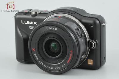 [Used] Panasonic LUMIX DMC-GF3X Power Zoom Lens Kit Esprit Black, Low Shutter Count