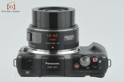 [Used] Panasonic LUMIX DMC-GF3X Power Zoom Lens Kit Esprit Black, Low Shutter Count