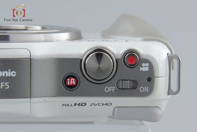 [Used] Panasonic LUMIX DMC-GF5 Shell White + 14-42mm f/3.5-5.6 ASPH. MEGA O.I.S. H-FS1442A Low Shutter Count