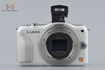 [Used] Panasonic LUMIX DMC-GF5 Shell White + 14-42mm f/3.5-5.6 ASPH. MEGA O.I.S. H-FS1442A Low Shutter Count