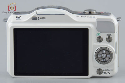 [Used] Panasonic LUMIX DMC-GF5 Shell White + 14-42mm f/3.5-5.6 ASPH. MEGA O.I.S. H-FS1442A Low Shutter Count