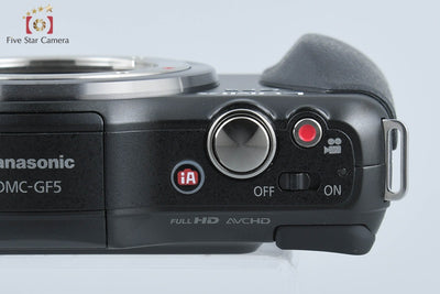 Used: Panasonic LUMIX DMC-GF5 Double Lens Kit, Espri Black, Low Shutter Count, With Original Box