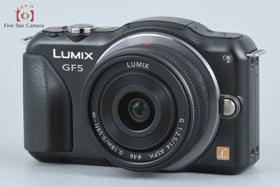 [Used] Panasonic LUMIX DMC-GF5 Double Lens Kit Espri Black, Low Shutter Count, With Original Box