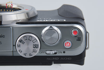 【Used】Panasonic LUMIX DMC-GF6 Black + VARIO 14-42mm f/3.5-5.6 ASPH. MEGA O.I.S. H-FS1442A Low Shutter Count