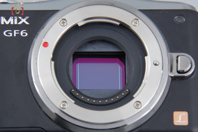 【Used】Panasonic LUMIX DMC-GF6 Black + VARIO 14-42mm f/3.5-5.6 ASPH. MEGA O.I.S. H-FS1442A Low Shutter Count
