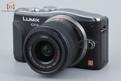【Used】Panasonic LUMIX DMC-GF6 Black + VARIO 14-42mm f/3.5-5.6 ASPH. MEGA O.I.S. H-FS1442A Low Shutter Count