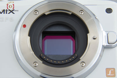 [Used] Panasonic LUMIX DMC-GF6W Double Zoom Lens Kit White with Original Box