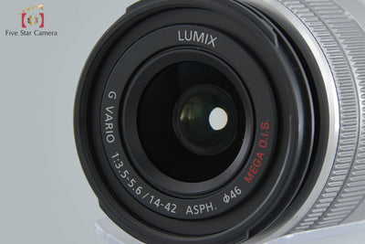 [Used] Panasonic LUMIX DMC-GF6W Double Zoom Lens Kit White with Original Box
