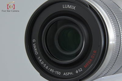 [Used] Panasonic LUMIX DMC-GF6W Double Zoom Lens Kit White with Original Box