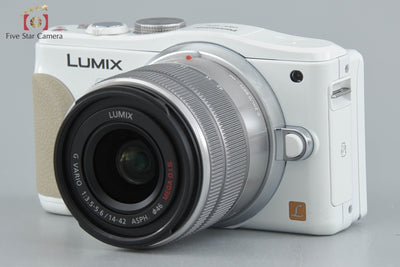 [Used] Panasonic LUMIX DMC-GF6W Double Zoom Lens Kit White with Original Box