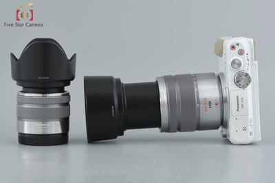 [Used] Panasonic LUMIX DMC-GF6W Double Zoom Lens Kit White with Original Box