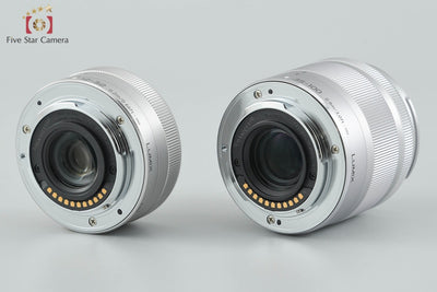 [Used] Panasonic LUMIX DMC-GF7W Double Zoom Lens Kit Silver, Low Shutter Count, With Original Box