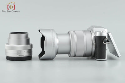 [Used] Panasonic LUMIX DMC-GF7W Double Zoom Lens Kit Silver, Low Shutter Count, With Original Box