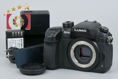 [Used] Panasonic LUMIX DMC-GH4 Black Mirrorless Camera, Low Shutter Count