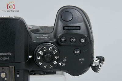 [Used] Panasonic LUMIX DMC-GH4 Black Mirrorless Camera, Low Shutter Count