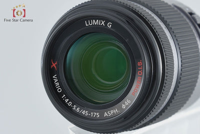 [Used] Panasonic LUMIX G VARIO 45-175mm f/4-5.6 ASPH. POWER O.I.S. H-PS45175 Silver