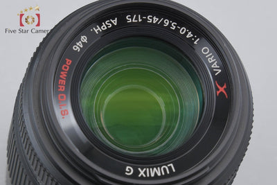[Used] Panasonic LUMIX G X VARIO 45-175mm f/4-5.6 ASPH. POWER O.I.S. H-PS45175 Black