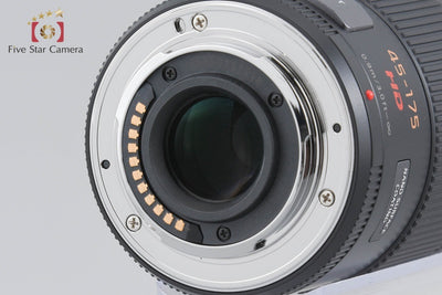 [Used] Panasonic LUMIX G X VARIO 45-175mm f/4-5.6 ASPH. POWER O.I.S. H-PS45175 Black