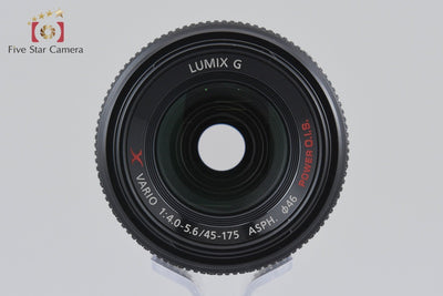 [Used] Panasonic LUMIX G X VARIO 45-175mm f/4-5.6 ASPH. POWER O.I.S. H-PS45175 Black