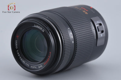 [Used] Panasonic LUMIX G X VARIO 45-175mm f/4-5.6 ASPH. POWER O.I.S. H-PS45175 Black