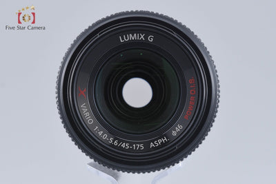 [Used] Panasonic LUMIX G X VARIO 45-175mm f/4-5.6 ASPH. POWER O.I.S. H-PS45175 Black