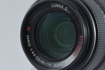 [Used] Panasonic LUMIX G X VARIO 45-175mm f/4-5.6 ASPH. POWER O.I.S. H-PS45175 Black