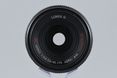 [Used] Panasonic LUMIX G X VARIO 45-175mm f/4-5.6 ASPH. POWER O.I.S. H-PS45175 Black