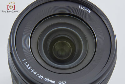 Used: Panasonic LUMIX S PRO 20-60mm f/3.5-5.6 S-R2060 L-mount