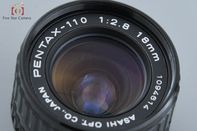 【中古】PENTAX ペンタックス 110 18mm f/2.8 + 24mm f/2.8 + 50mm f/2.8