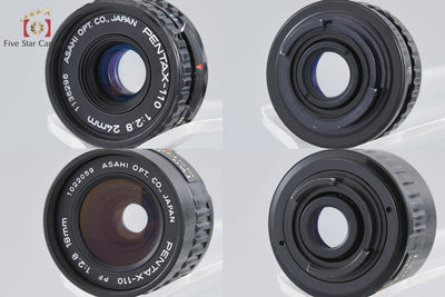 【中古】PENTAX ペンタックス 110 PF 18mm f/2.8 + 18mm f/2.8 + 24mm f/2.8 + 50mm f/2.8