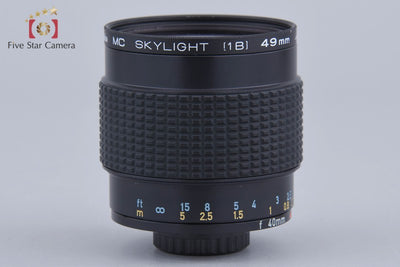 [Used] PENTAX Pentax 110 ZOOM 20-40mm f/2.8
