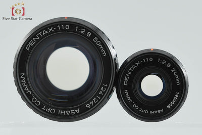 【中古】PENTAX ペンタックス 110 24mm f/2.8 + 50mm f/2.8 元箱付き