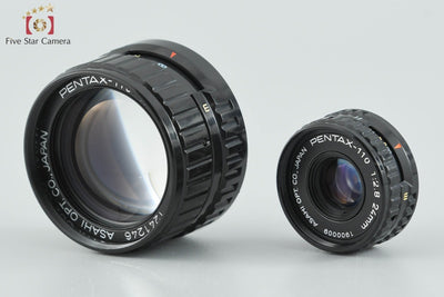 【中古】PENTAX ペンタックス 110 24mm f/2.8 + 50mm f/2.8 元箱付き