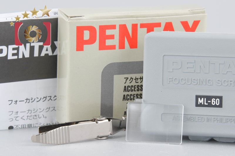 【中古】PENTAX ペンタックス ML-60 フォーカシングスクリーン K-5 / K-7用 元箱付き