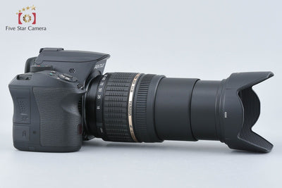 【中古】PENTAX ペンタックス K-30 ブラック + TAMRON タムロン A14 AF 18-200mm f/3.5-6.3 XR Di II LD IF MACRO