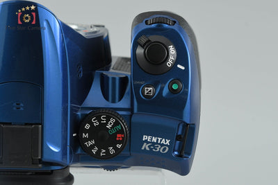 【中古】PENTAX ペンタックス K-30 クリスタルブルー + SMC DA 18-55mm f/3.5-5.6 AL