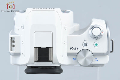 【中古】PENTAX ペンタックス K-S1 ホワイト デジタル一眼レフカメラ シャッター回数僅少